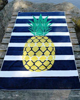 Beach badlakan velour Pineapple stripe
